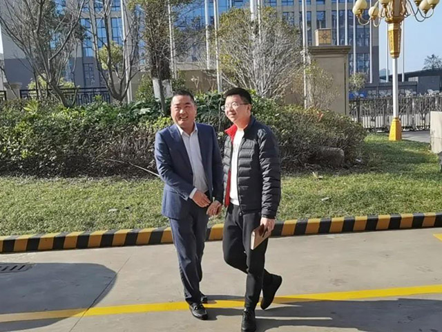 新春伊始，龙湾区空港管委会辅导率队光临集团走访慰问